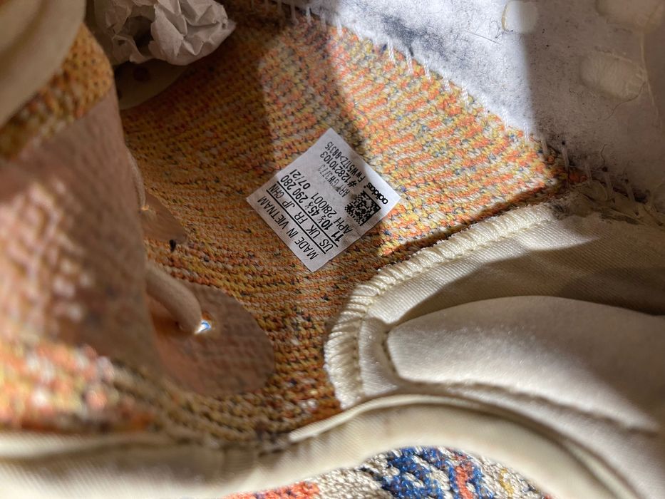 adidas Yeezy boost 350 v2 mx oat 45 white carbon onyx