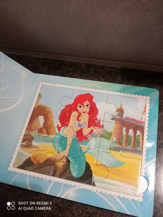Puzzle puzzlowa książeczka księżniczki Disney