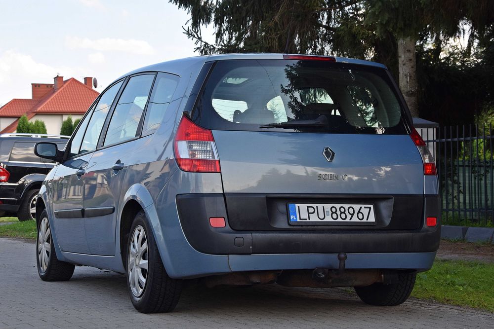 RENAULT MEGANE SCENIC 1.6 Benzyna+LPG Klima Panorama Hak 7-osób 2005 ROK!