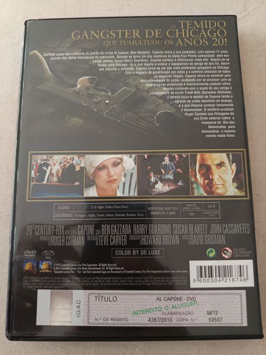 DVD al capone.   .