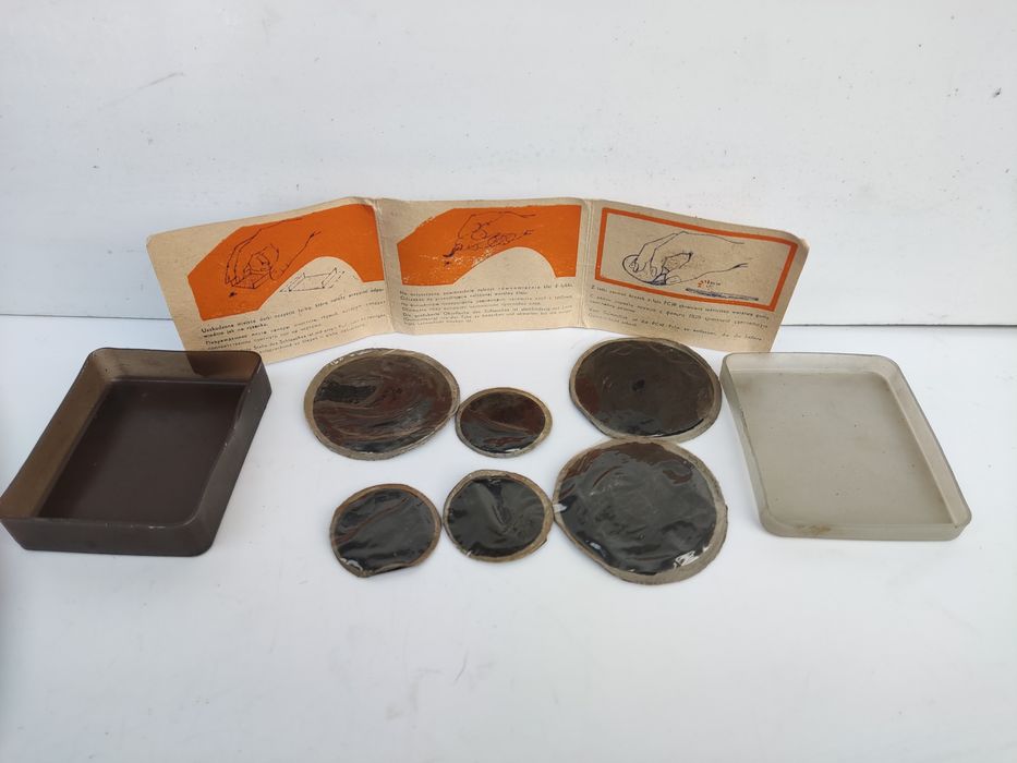 NOWY Zestaw łatek lux do Wulkanizacji na Zimno PRL Vintage