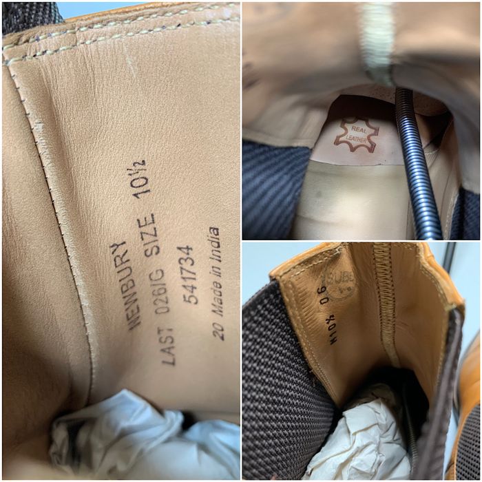 Оригинальные кожаные ботинки челси Loake Mens Newbury Boot