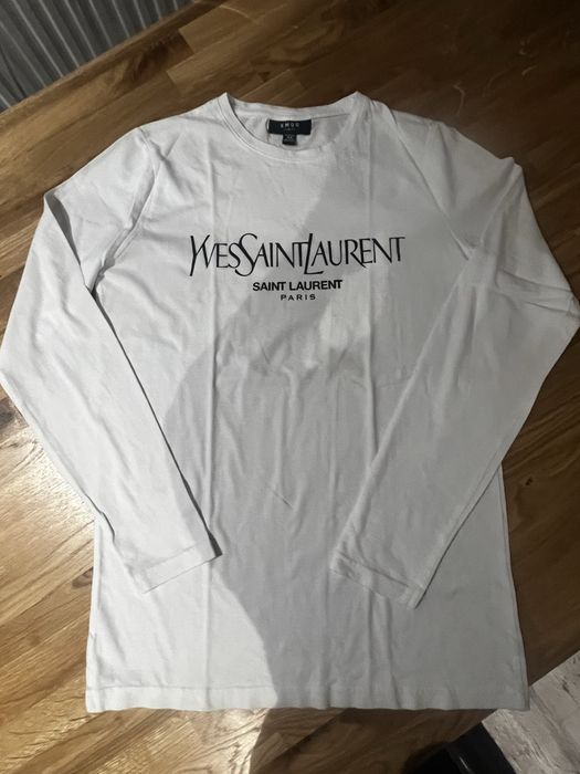 L ongsleeve  z nadrukiem YSL