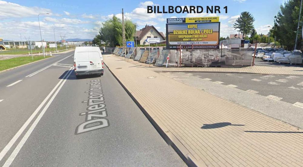 Wynajmę billboard tablice reklamowe główna droga Bielawa - Dzierżoniów