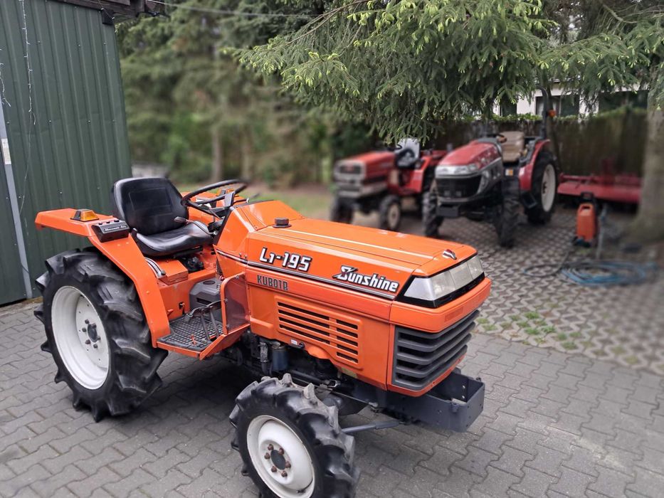 Traktorek KUBOTA Sunshine Z1-195 oraz 205. WSPOMAGANIE, REWERS, ZADBANY
