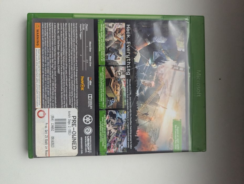 Watch Dogs 2 ігри игры диски на Xbox one series x s