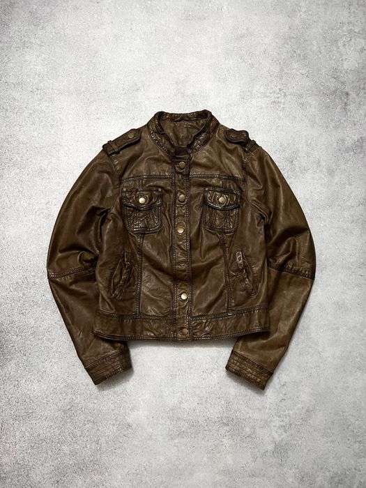 Y2k Vintage Leather jacket \ Вінтажна Шкіряна Куртка 90s