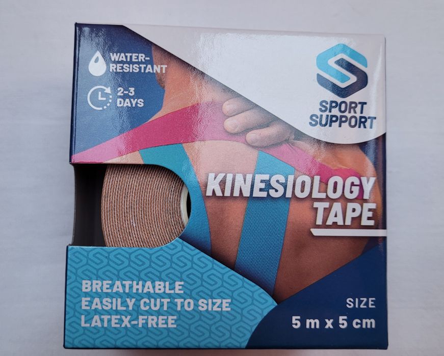 Najlepsza, sprawdzona Cielista taśma kinezjologiczna 5 m × 5 cm