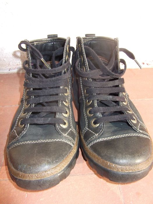 Ténis botins em pele / Leather sneakers boots - CAMEL ACTIVE size 37/4