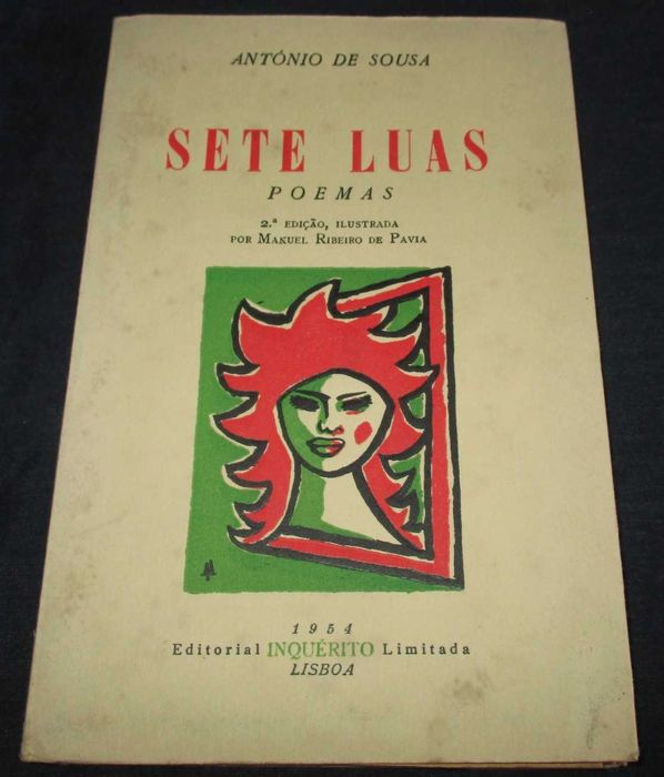 Livro Sete Luas António de Sousa Poemas