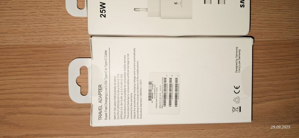Зарядний пристрій Samsung 25w