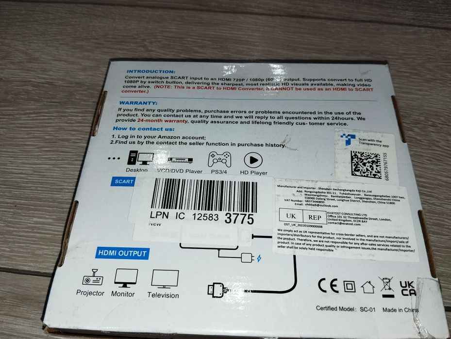 Adapter Scart HDMI