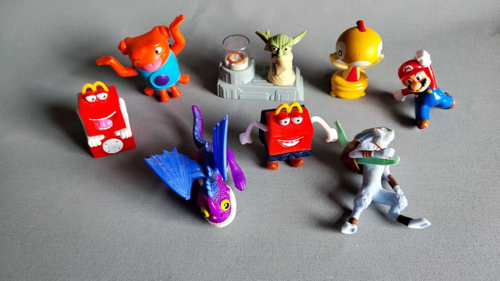 Lote Brinquedos Happy Meal McDonald's - Figuras Colecionáveis