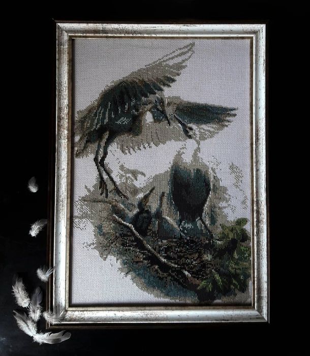 Вышивка крестом "Птицы"