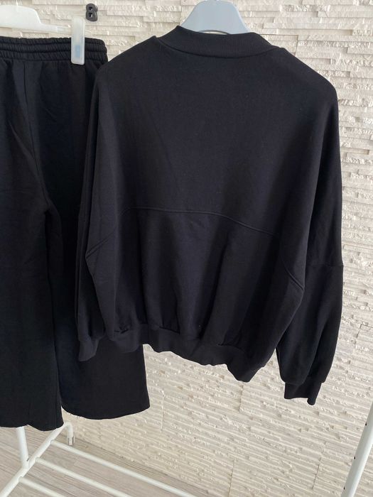Wassyl dres set szerokie spodnie kant + bomber bluza
