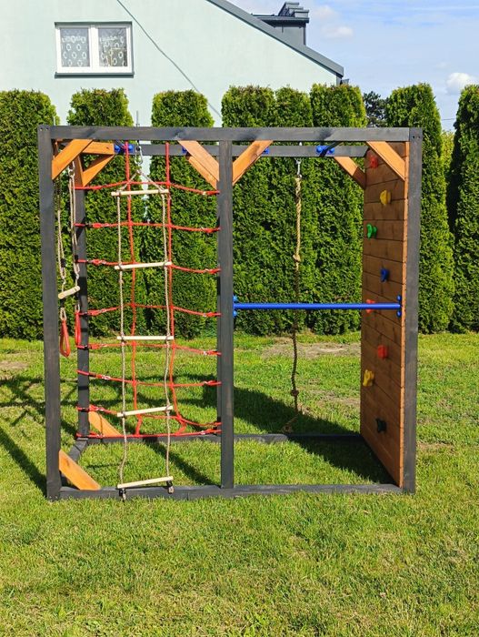 Plac zabaw małpi gaj ścianka wspinaczkowa tor przeszkód - NOWY