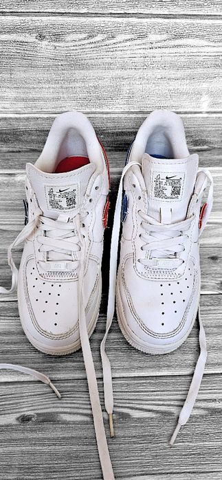Okazja! Nike Air Force 1 Low LXX White Red Royal sneakersy damskie 38