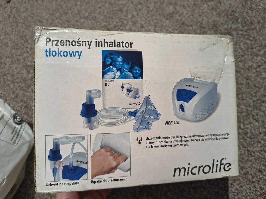 Inhalator przenośny tłokowy