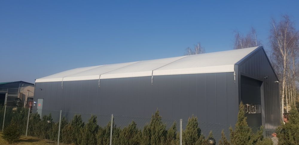 Hala namiotowa dach termiczny