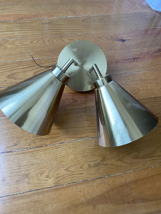 Candeeiro de parede DOURADO