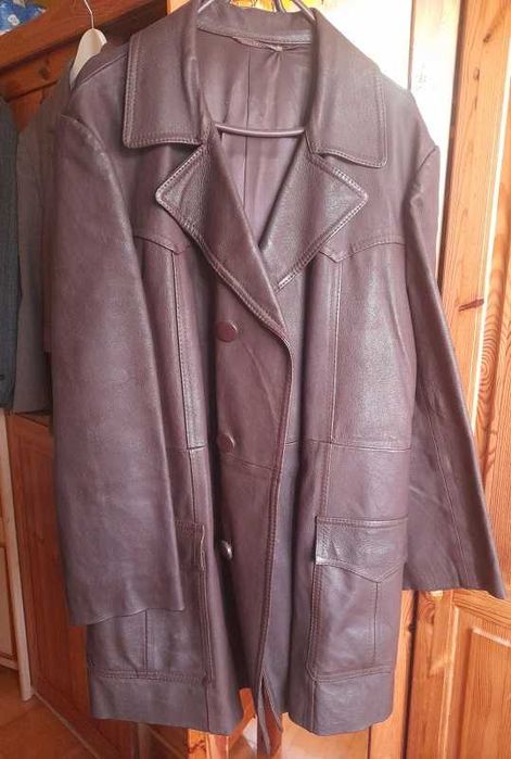 Kurtka skórzana męska