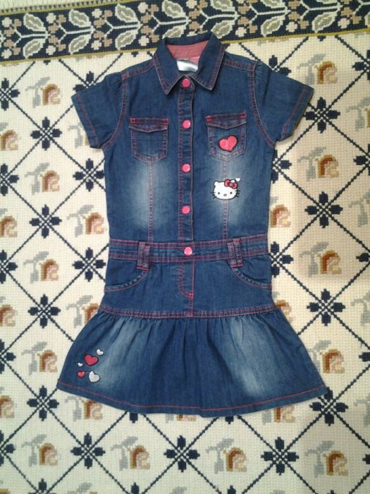 Vestido de ganga da KITTY, NOVO
