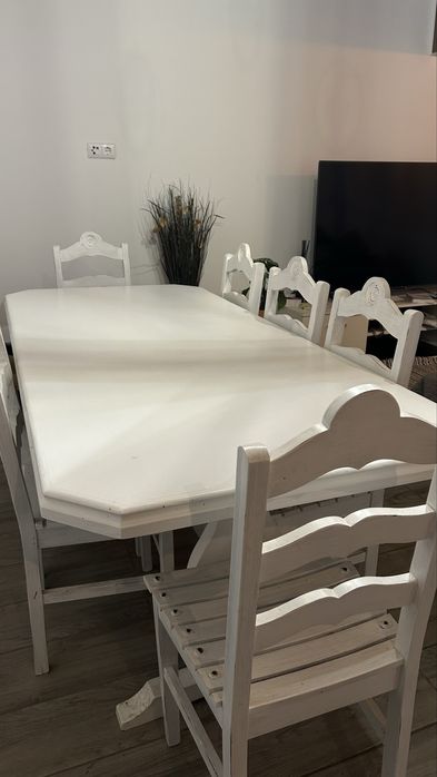 Vendo Mesa de Madeira 8 Lugares