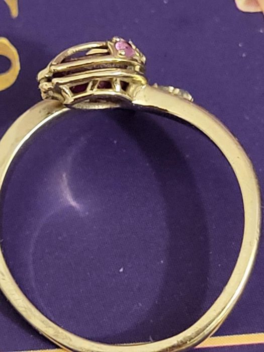 Oryginalny r. 12, rubiny, diamenty