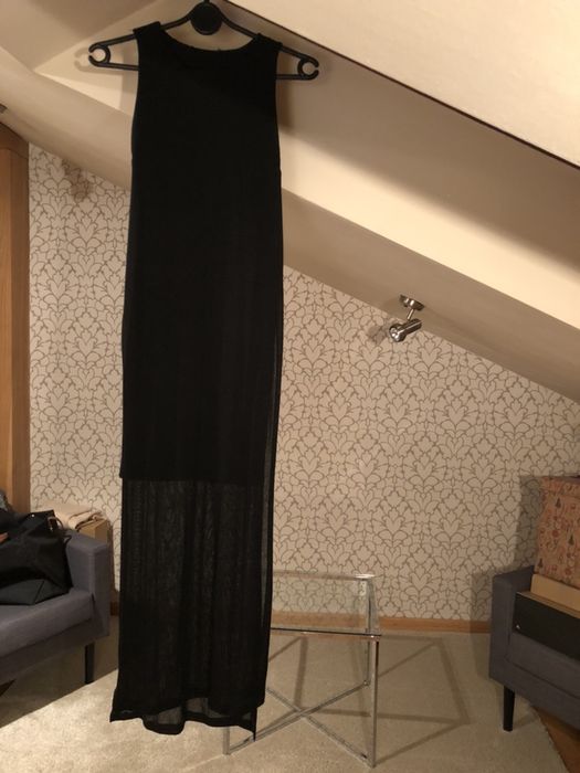 Sukienka maxi midi zara S czarna