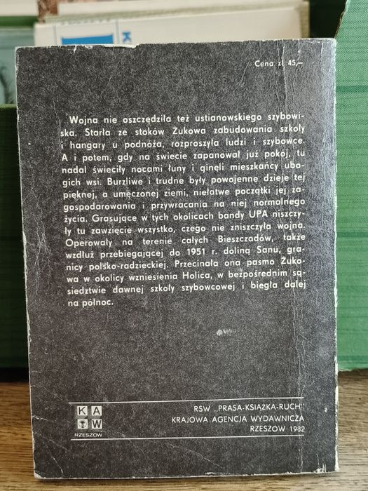 Książka Bieszczadzkie szybowiska ⁷⁰