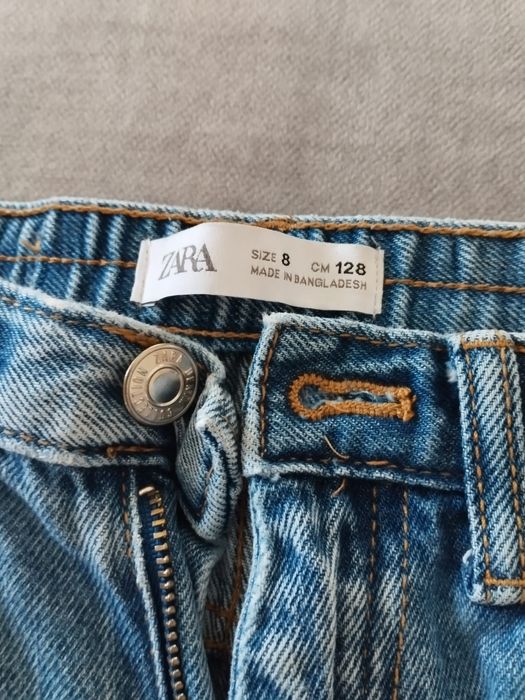 Calças de ganga Zara, menina 8 Anos 128 cm