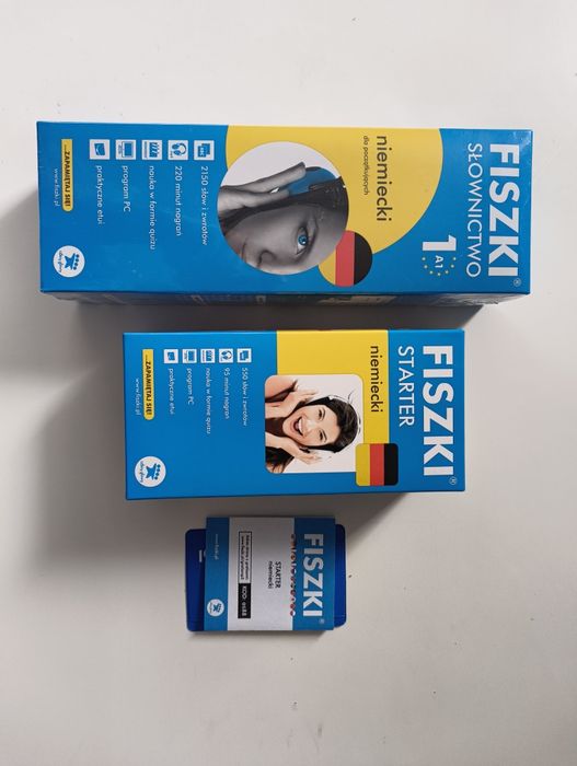 Fiszki - język niemiecki - poziom A1 - starter