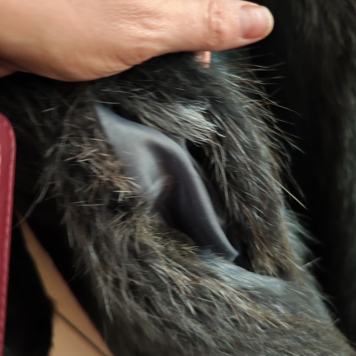 Шуба нутрія  натуральна довга  великий розмір