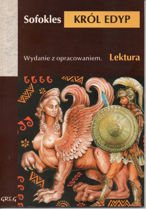 KRÓL EDYP Sofokles Wydanie Z OPRACOWANIEM Lektura