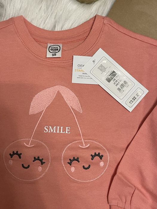 Bluza dziewczęca z długimi rękawami r.98 Cool Club