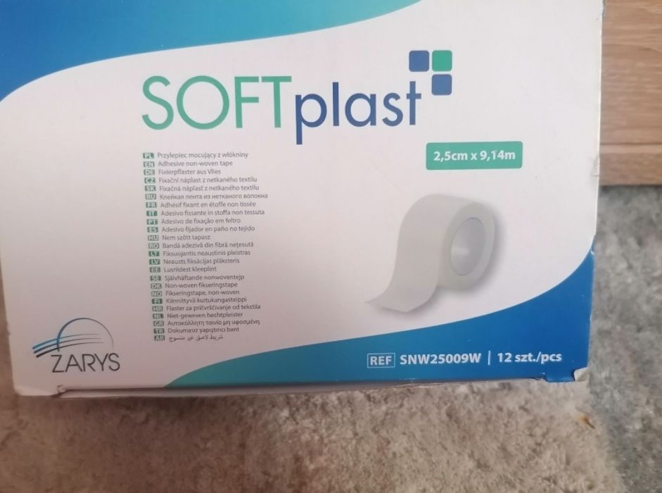 Soft plastry Przylepiec z włókniny 2,5cm x9, 14m