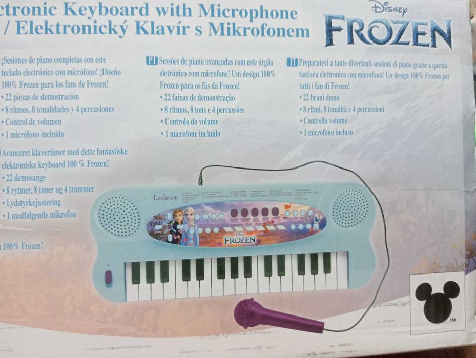 Teclado Eletrónico Piano Disney Frozen Lexibook