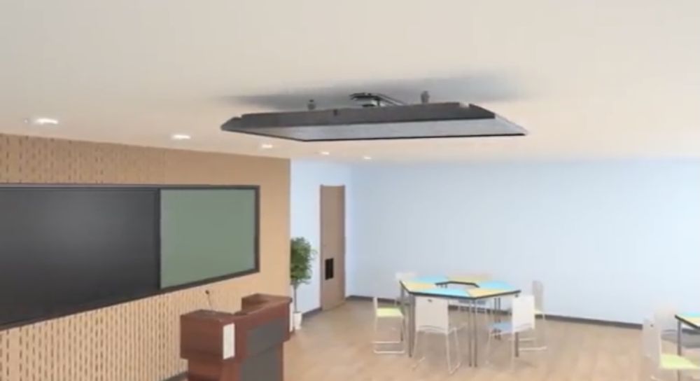 Suporte de TV com motor