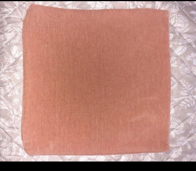 Conjunto de 2 capas de almofada laranja