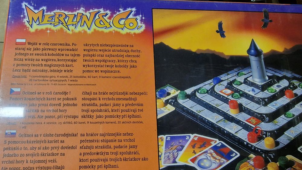 Merlin Ravensburger świetna gra czarownicy magia czarodzieje