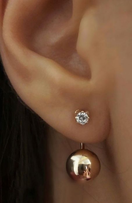 Серьги/сережки/ Dior /кульки /шары  585 пробы