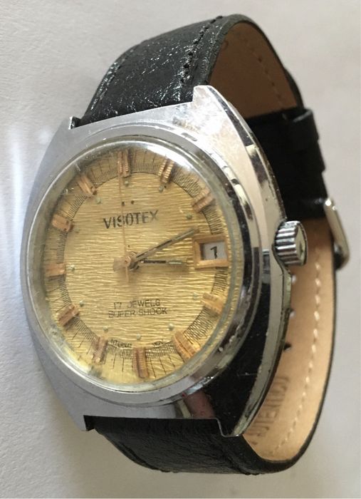Relógio VISOTEX mecânico antigo
