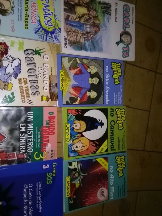 Livros Infanto-juvenis Variados e DVD Cinco e Sete