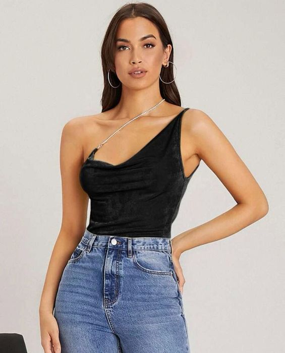 Top festivo (novo sem etiqueta) - Tamanho s