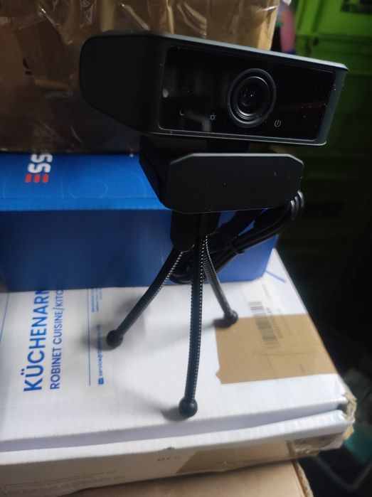 Webcam USB video camera com tripé