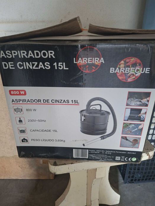 Aspirador de cinzas e Lareiras