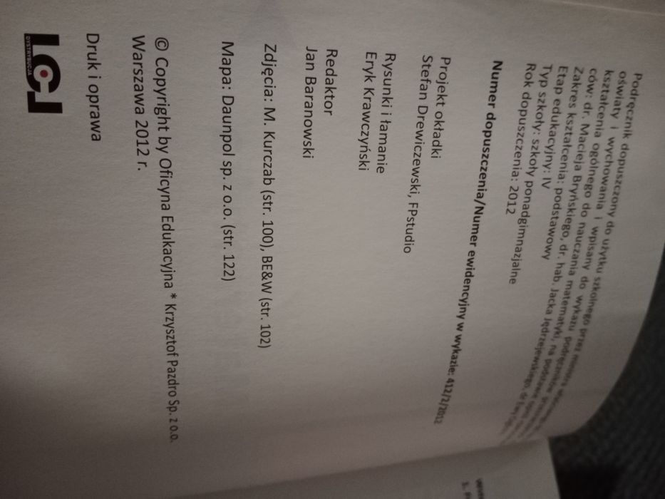 Podręcznik do matematyki 2 , zakres podstawowy