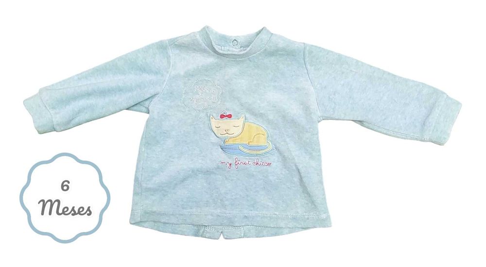 Conjunto Camisola + Calças My First Chicco 6 meses
