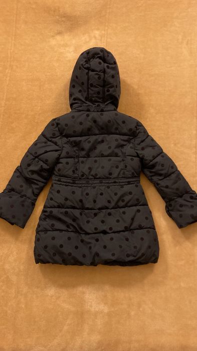 Kispo (casaco acolchoado) azul marinho para menina