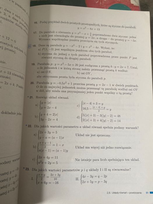 Matematyka 3 Zbiór zadań zakres podstawowy